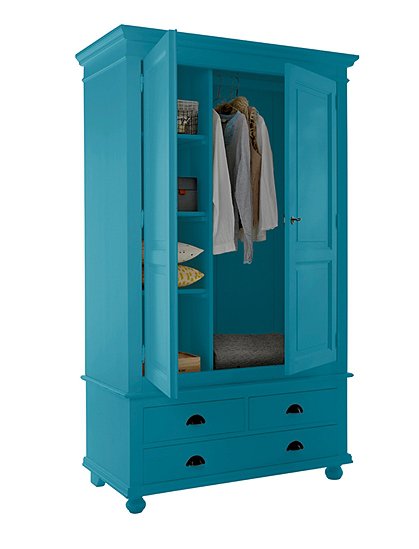 weißer Kleiderschrank Landhausstil &#9733; Kundenbewertung "Sehr gut" &#9733; 10&euro; Rabatt für Neukunden &#9733; Jetzt günstig kaufen bei car-Moebel.de