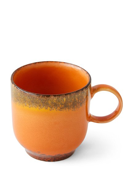 Kaffeetasse 70's Keramik von HKliving &#9733; Kundenbewertung "Sehr gut" &#9733; 10&euro; Rabatt für Neukunden &#9733; Schnell verschickt &#9733; Günstig bei car-Moebel.de