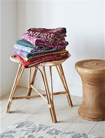 Hocker Paulownia Holz von Madam Stoltz &#9733; Kundenbewertung "Sehr gut" &#9733; 10&euro; Rabatt für Neukunden &#9733; Schnell verschickt &#9733; Günstig bei car-Moebel.de