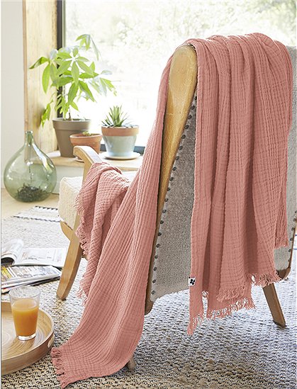 Plaid Gaia von L'effet papillon &#9733; Kundenbewertung "Sehr gut" &#9733; 12&percnt; Rabatt für Neukunden &#9733; Schnell verschickt &#9733; bei car-Moebel.de