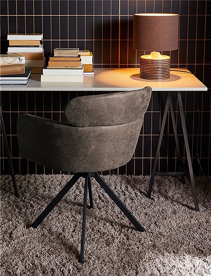 Fenne drehbarer Esszimmerstuhl von woood &#9733; Kundenbewertung "Sehr gut" &#9733; 12&percnt; Rabatt für Neukunden &#9733; Schnell verschickt &#9733; bei car-Moebel.de