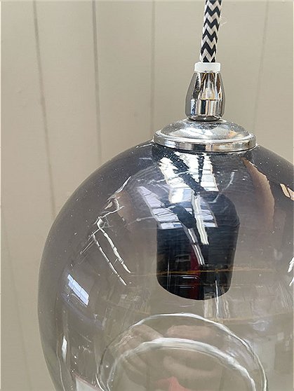 LV02023 Hängeleuchte Bubble, blau 3