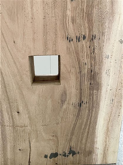 LV02031 Waschbecken mit Teakplatte 3