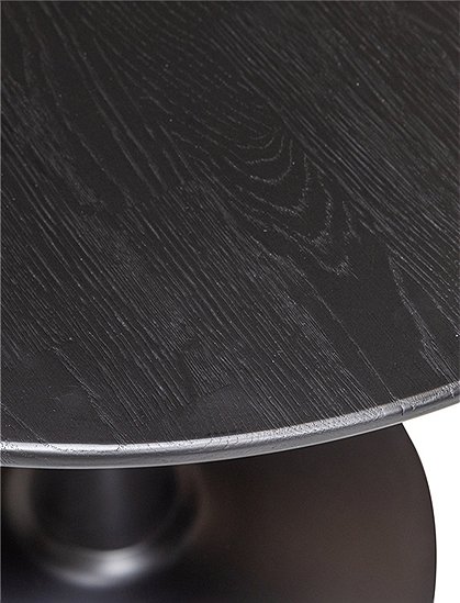 runder Tisch Tablo, Ø79 in schwarz v. WOOOD &#9733; Kundenbewertung "Sehr gut" &#9733; 12&percnt; Rabatt für Neukunden &#9733; Schnell verschickt &#9733; bei car-Moebel.de
