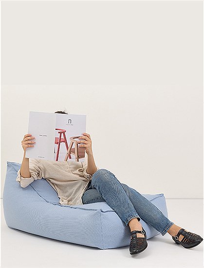 Langer Sitzsack Lucky Erwachsene von Nobodinoz &#9733; Kundenbewertung "Sehr gut" &#9733; 12&percnt; Rabatt für Neukunden &#9733; Schnell verschickt &#9733; car-Moebel.de