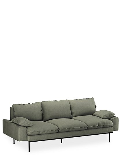 Retro 3er Sofa von HKliving &#9733; Kundenbewertung "Sehr gut" &#9733; 12&percnt; Rabatt für Neukunden &#9733; Schnell verschickt &#9733; Jetzt günstig kaufen bei car-Moebel.de