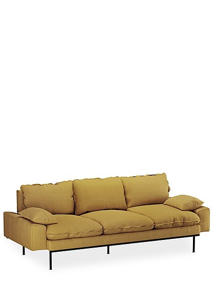 Retro 3er Sofa von HKliving &#9733; Kundenbewertung "Sehr gut" &#9733; 12&percnt; Rabatt für Neukunden &#9733; Schnell verschickt &#9733; Jetzt günstig kaufen bei car-Moebel.de