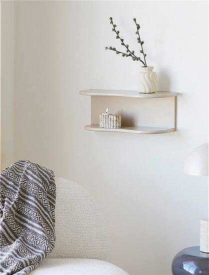 Botta Wandregal in beige von House Nordic &#9733; Kundenbewertung "Sehr gut" &#9733; 12&percnt; Rabatt für Neukunden &#9733; Schnell verschickt &#9733; Jetzt bei car-Moebel.de