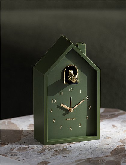 Wecker Modern Cuckoo Oro von Karlsson &#9733; Kundenbewertung "Sehr gut" &#9733; 12&percnt; Rabatt für Neukunden &#9733; Schnell verschickt &#9733; Jetzt bei car-Moebel.de