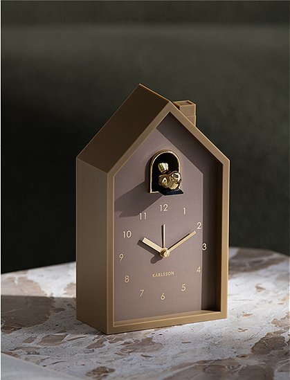 Wecker Modern Cuckoo Oro von Karlsson &#9733; Kundenbewertung "Sehr gut" &#9733; 12&percnt; Rabatt für Neukunden &#9733; Schnell verschickt &#9733; Jetzt bei car-Moebel.de