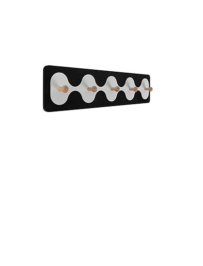 Wandgarderobe Rizar von present time &#9733; Kundenbewertung "Sehr gut" &#9733; 12&percnt; Rabatt für Neukunden &#9733; Schnell verschickt &#9733; bei car-Moebel.de
