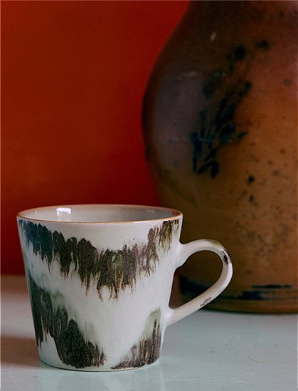 Cappuccinotasse 70"s von HK Living &#9733; Kundenbewertung "Sehr gut" &#9733; 12&percnt; Rabatt für Neukunden &#9733; Schnell verschickt &#9733; Günstig bei car-Moebel.de