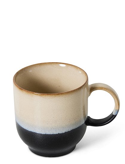 Kaffeetasse 70"s Keramik von HKliving &#9733; Kundenbewertung "Sehr gut" &#9733; 12&percnt; Rabatt für Neukunden &#9733; Schnell verschickt &#9733; Günstig bei car-Moebel.de