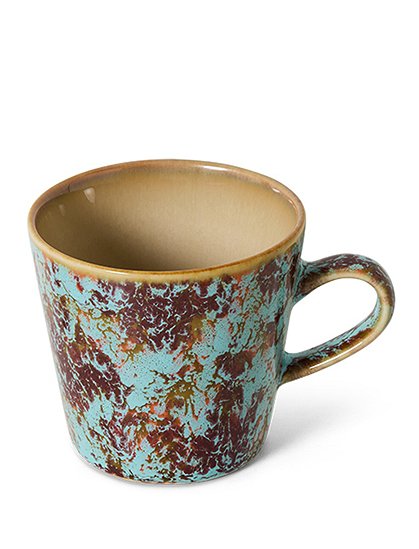 Americano Becher 70s Keramik von HKliving &#9733; Kundenbewertung "Sehr gut" &#9733; 12&percnt; Rabatt für Neukunden &#9733; Schnell verschickt &#9733; Günstig bei car-Moebel.de