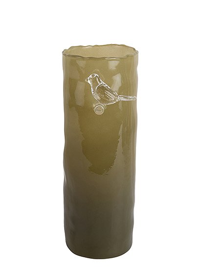 Vase 'Bird on Branch', Glas von present time &#9733; Kundenbewertung "Sehr gut" &#9733; 12&percnt; Rabatt für Neukunden &#9733; Schnell verschickt &#9733; Jetzt bei car-Moebel.de