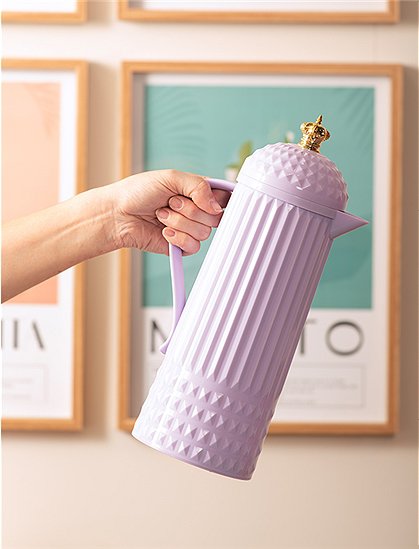 Thermoskanne Crown von present time &#9733; Kundenbewertung "Sehr gut" &#9733; 12&percnt; Rabatt für Neukunden &#9733; Schnell verschickt &#9733; Jetzt bei car-Moebel.de