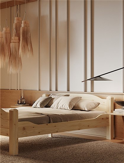 Bett aus Kiefer im Landhausstil &#9733; Kundenbewertung "Sehr gut" &#9733; 12&percnt; Rabatt für Neukunden &#9733; Schnell verschickt &#9733; Jetzt bei car-Moebel.de