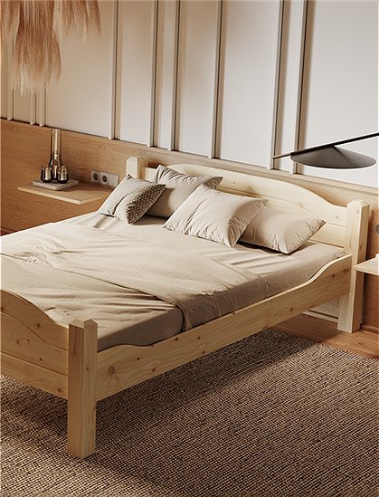 Bett aus Kiefer im Landhausstil &#9733; Kundenbewertung "Sehr gut" &#9733; 12&percnt; Rabatt für Neukunden &#9733; Schnell verschickt &#9733; Jetzt bei car-Moebel.de