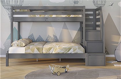 Etagenbett mit Stauraum &#9733; Kundenbewertung "Sehr gut" &#9733; 12&percnt; Rabatt für Neukunden &#9733; Schnell verschickt &#9733; Jetzt bei car-Moebel.de