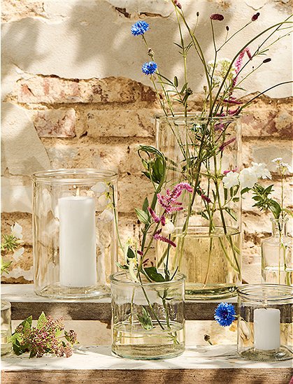 Glas Vase Hannah 20xØ14,5 von Ib Laursen &#9733; Kundenbewertung "Sehr gut" &#9733; 12&percnt; Rabatt für Neukunden &#9733; Schnell verschickt &#9733; Jetzt bei car-Moebel.de