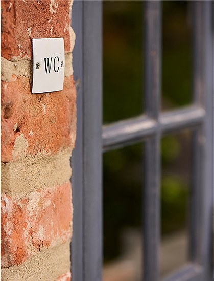 Metallschild WC von Ib Laursen &#9733; Kundenbewertung "Sehr gut" &#9733; 12&percnt; Neukundenrabatt &#9733; Schnell verschickt &#9733; Günstig kaufen bei car-Moebel.de