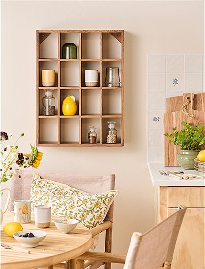 Wandregal Unika, 16 Fächer, 61x12x46 cm von Ib Laursen &#9733; Kundenbewertung "Sehr gut" &#9733; 12&percnt; Rabatt für Neukunden &#9733; Jetzt günstig kaufen bei car-Moebel.de