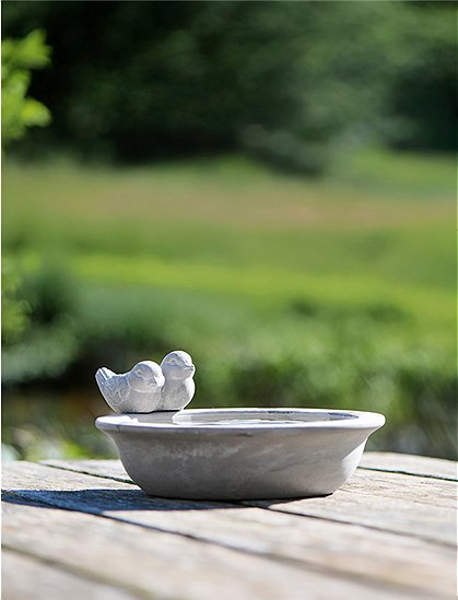 Vogeltränke, Ø26,5 Zement von Ib Laursen &#9733; Kundenbewertung "Sehr gut" &#9733; 12&percnt; Rabatt für Neukunden &#9733; Schnell verschickt &#9733; Jetzt bei car-Moebel.de