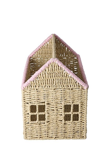 Aufbewahrungskorb Haus 30x21x35 von rice &#9733; Kundenbewertung "Sehr gut" &#9733; 12&percnt; Rabatt für Neukunden &#9733; Schnell verschickt &#9733; Jetzt bei car-Moebel.de