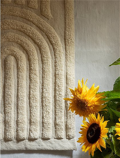 Getuftete Wanddekoration von Madam Stoltz ★ Kundenbewertung "Sehr gut" ★ 12&percnt; Rabatt für Neukunden ★ Jetzt günstig kaufen bei car-Moebel.de