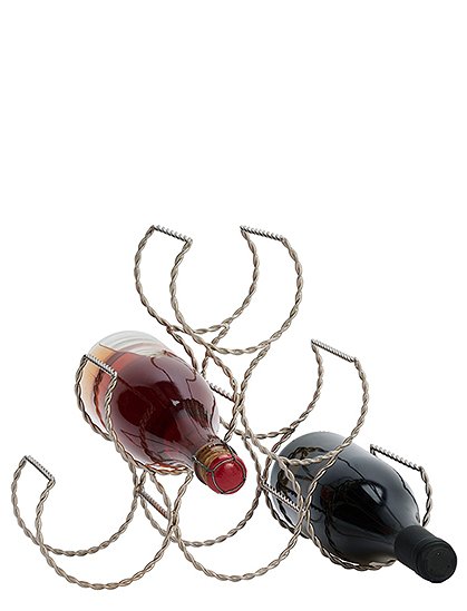 Metall-Flaschenhalter von Madam Stoltz ★ Kundenbewertung "Sehr gut" ★ 12&percnt; Neukundenrabatt ★ Schnell verschickt ★ Günstig bei car-Moebel.de