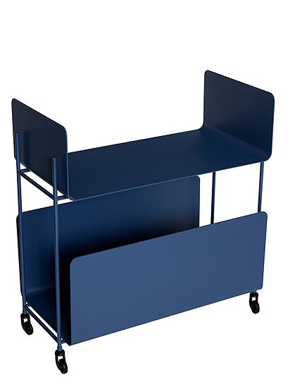 Ays Servierwagen dunkelblau von Hübsch Interior ★ Kundenbewertung "Sehr gut" ★ 12&percnt; Rabatt für Neukunden ★ Schnell verschickt ★ bei car-Moebel.de