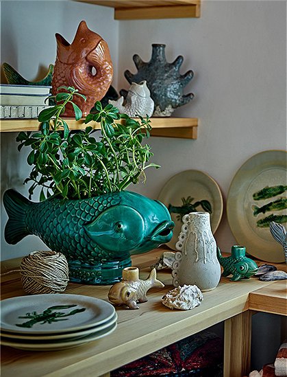 Hiro Blumentopf in grün von Bloomingville ★ Kundenbewertung "Sehr gut" ★ 12&percnt; Rabatt für Neukunden ★ Schnell verschickt ★ bei car-Moebel.de