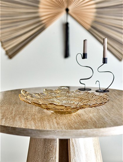 Asimi Schale Glas von Bloomongville ★ Kundenbewertung "Sehr gut"  ★ 12&percnt; Neukundenrabatt ★ Schnell verschickt ★ Bloomingville "Neu" entdecken!