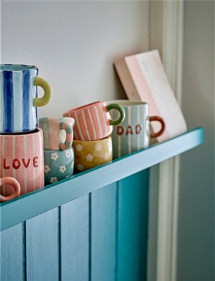 Nini Tasse Steingut von Bloomingville ★ Kundenbewertung "Sehr gut"  ★ 12&percnt; Neukundenrabatt ★ Schnell verschickt ★ Bloomingville "Neu" entdecken!