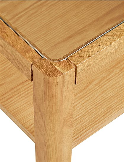 Beistelltisch Lourmarin aus Eiche und Glas von House Nordic ★ Kundenbewertung "Sehr gut" ★ 12&percnt; Rabatt für Neukunden ★ Jetzt günstig kaufen bei car-Moebel.de