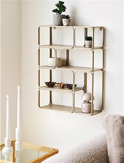 Lanciano Wandregal von House Nordic ★ Kundenbewertung "Sehr gut" ★ 12&percnt; Rabatt für Neukunden ★ Jetzt günstig kaufen bei car-Moebel.de