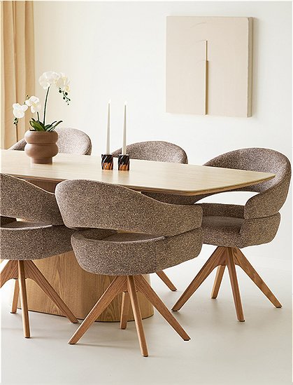 Esstisch Noli ,Keramik/Eschenfurnier von House Nordic ★ Kundenbewertung "Sehr gut" ★ 12&percnt; Rabatt für Neukunden ★ Jetzt günstig kaufen bei car-Moebel.de