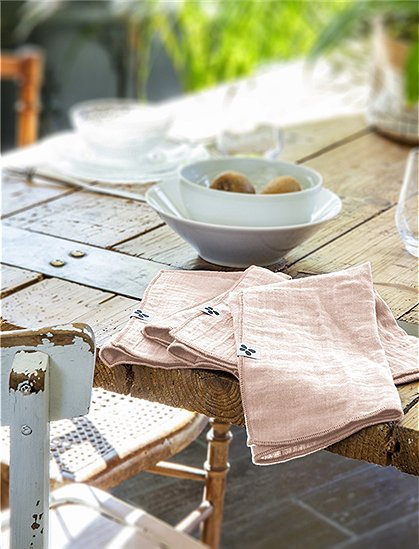 Servietten Gaia von L'effet Papillon ★ Kundenbewertung "Sehr gut" ★ 12&percnt; Rabatt für Neukunden ★ Schnell verschickt ★ Günstig bei car-Moebel.de