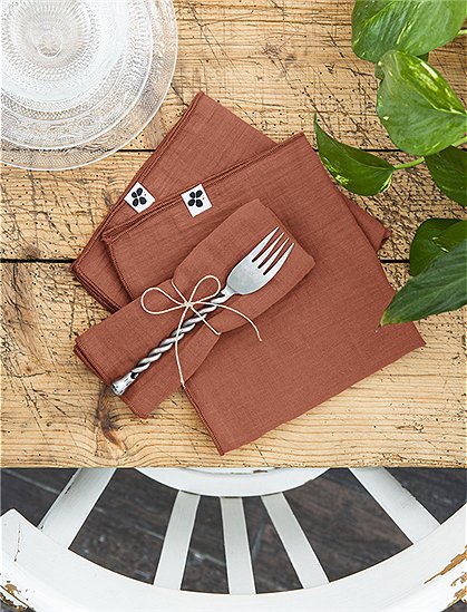 Servietten Gaia von L'effet Papillon ★ Kundenbewertung "Sehr gut" ★ 12&percnt; Rabatt für Neukunden ★ Schnell verschickt ★ Günstig bei car-Moebel.de