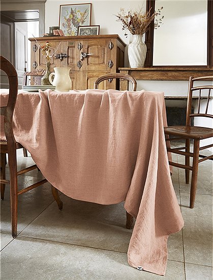 Tischdecke Soline Leinen von L'effet Papillon ★ Kundenbewertung "Sehr gut" ★ 12&percnt; Rabatt für Neukunden ★ Schnell verschickt ★ bei car-Moebel.de