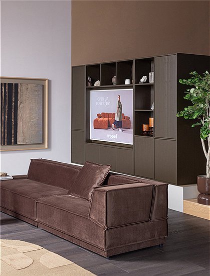 Schrank Meggy, Kiefer, mittelbraun von woood ★ Kundenbewertung "Sehr gut" ★ 12&percnt; Rabatt für Neukunden ★ Schnell verschickt ★ Jetzt bei car-Moebel.de