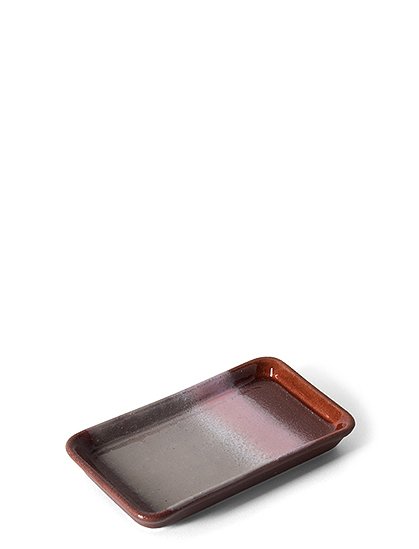 XS Tablett, 2x7,7x13,6 cm, 70s Keramik von HKliving ★ Kundenbewertung "Sehr gut" ★ 12&percnt; Neukundenrabatt ★ Schnell verschickt ★ Bei car-Moebel.de