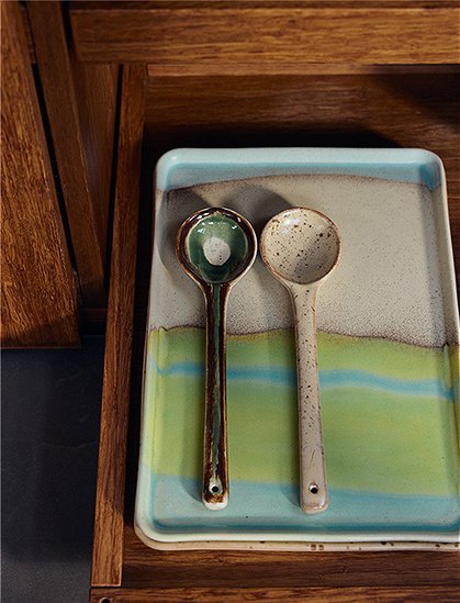 großes Tablett, 33x22,5 cm, 70s Keramik von HKliving ★ Kundenbewertung "Sehr gut" ★ 12&percnt; Neukundenrabatt ★ Schnell verschickt ★ Bei car-Moebel.de