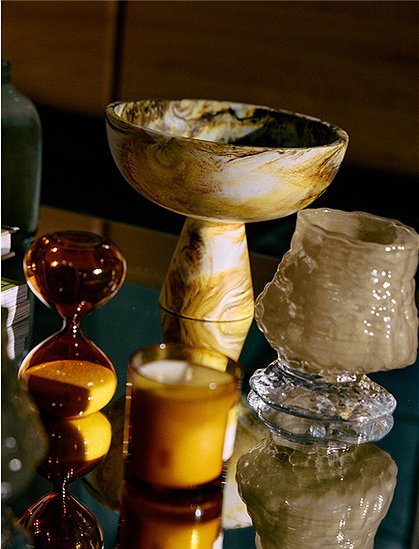 Marmor Bowl mit Fuß, 19xØ23,5 cm v. HKliving ★ Kundenbewertung "Sehr gut" ★ 12&percnt; Rabatt für Neukunden ★ Schnell verschickt ★ Jetzt bei car-Moebel.de