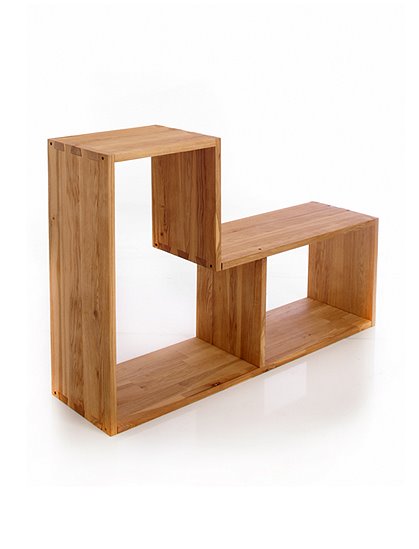 Regal, Eiche, stapelbar 3