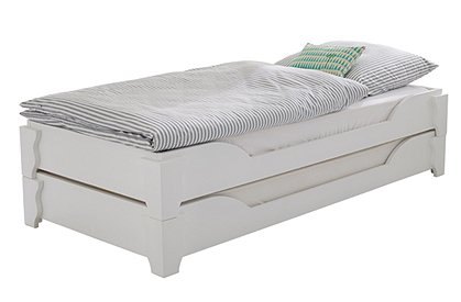 Stapelbett weiß &#9733; Kundenbewertung "Sehr gut" &#9733; 10&euro; Rabatt für Neukunden &#9733; Schnell verschickt &#9733; Jetzt günstig kaufen bei car-Moebel.de