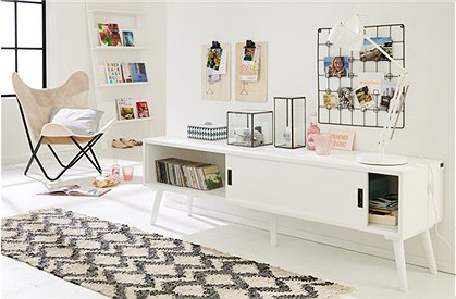 Sideboard im Retrostil mit Schiebetüren &#9733; Kundenbewertung "Sehr gut" &#9733; 10&euro; Neukundenrabatt &#9733; Schnell verschickt &#9733; Jetzt kaufen bei car-Moebel.de