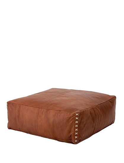 Pouf Leder von Bloomingville &#9733; Kundenbewertung "Sehr gut" &#9733; 10&euro; Rabatt für Neukunden &#9733; Schnell verschickt &#9733; Günstig bei car-Moebel.de