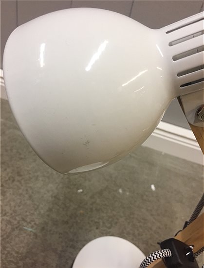 Tischleuchte weiß Nr:657 4