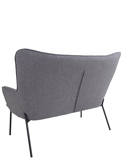Sofa 2-Sitzer, grau &#9733; Kundenbewertung "Sehr gut" &#9733; 10&euro; Rabatt für Neukunden &#9733; Schnell verschickt &#9733; Jetzt günstig kaufen bei car-Moebel.de